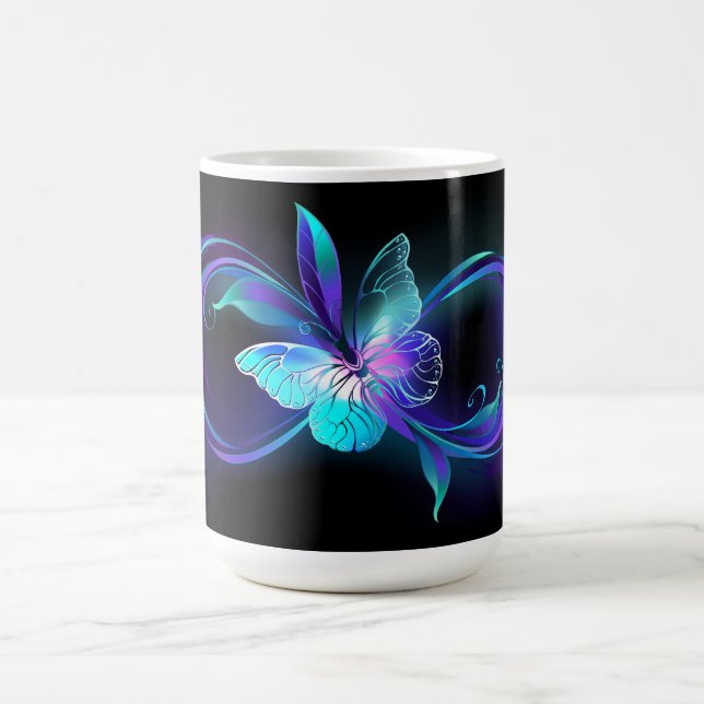 Mug Magic Infinité brillante avec papillon magique (Centre)