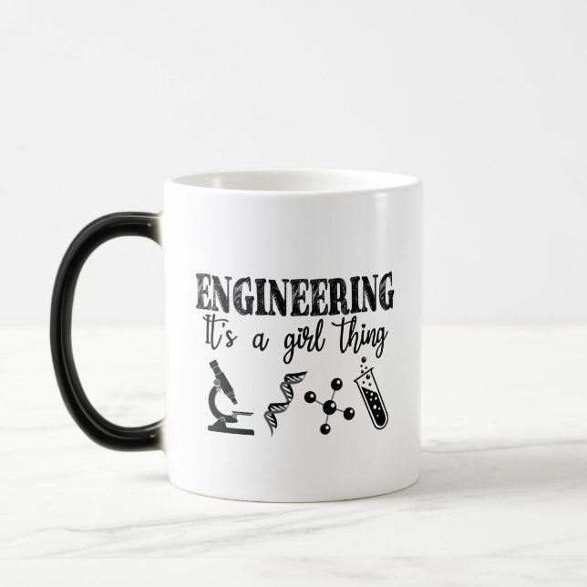 Mug Magic Ingénierie C'est une fille (Gauche)