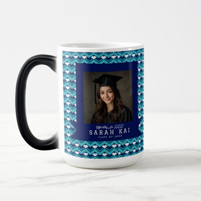 Mug Magic Ingénieur certifié à impression chevron tendance (Gauche)