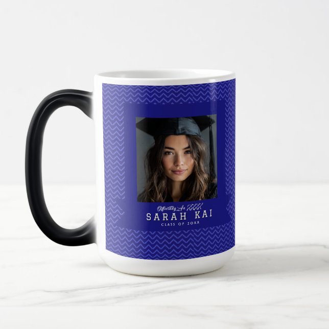 Mug Magic Ingénieur certifié en impression abstraite unique (Gauche)