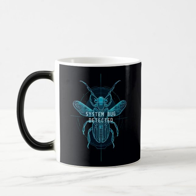 Mug Magic Ingénieur logiciel de la feuille de route des bogu (Gauche)