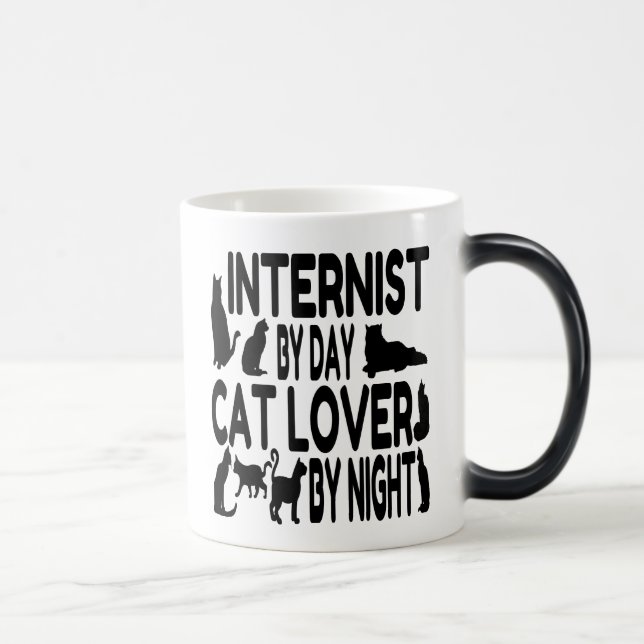Mug Magic Interniste Amoureux des chats (Droite)