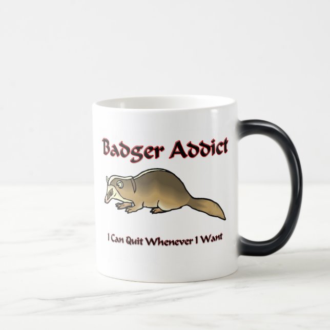 Mug Magic Intoxiqué de blaireau (Droite)