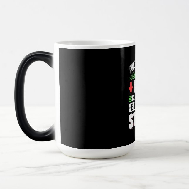 Mug Magic Investisseur Dans Ma Tête Acheter Plus De Stocks (Gauche)