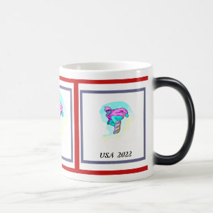 Mug Magic J'adore le snowboard -