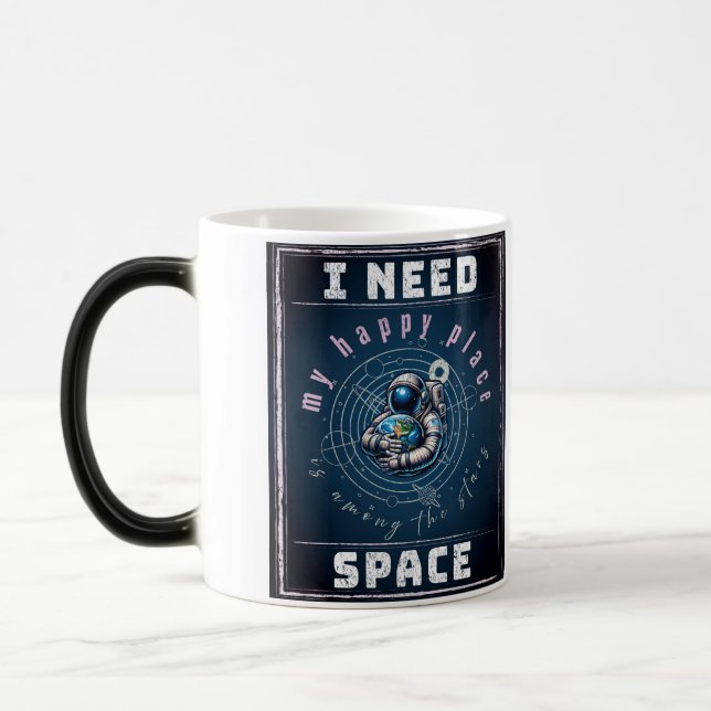Mug Magic J'ai besoin de l'espace, de l'astronomie, de la pl (Gauche)