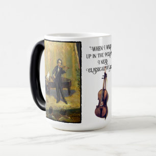 Mug Magic J'ai besoin de musique classique dans la typograph