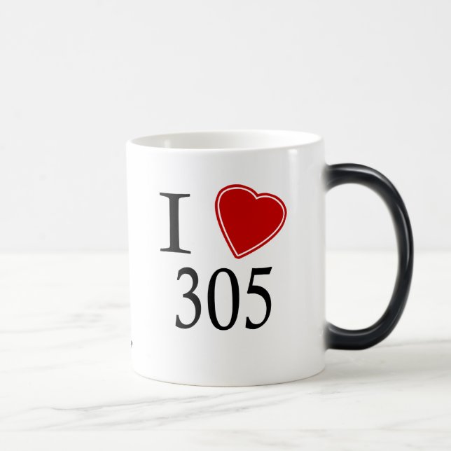 Mug Magic J'aime 305 Miami (Droite)