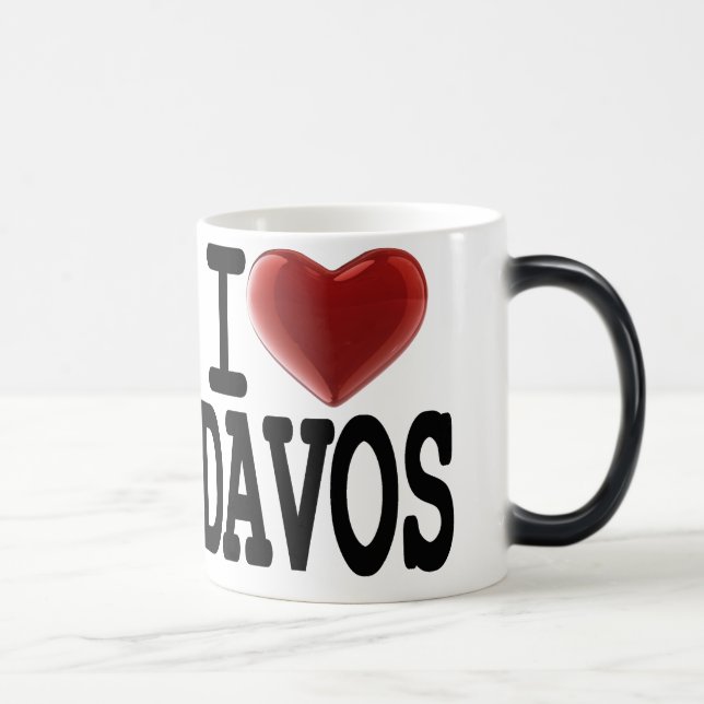 Mug Magic J'aime DAVOS (Droite)