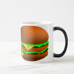 Mug Magic J'aime des hamburgers,