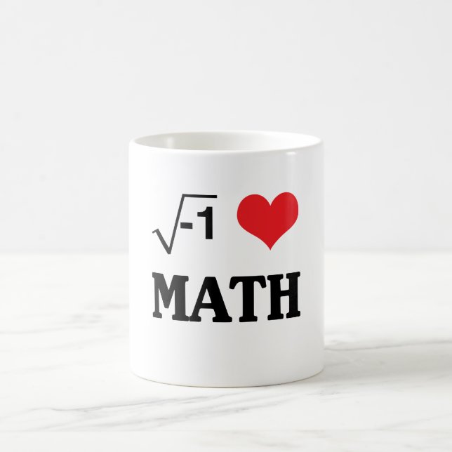 Mug Magic J'aime des maths (Centre)