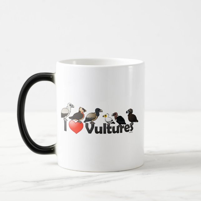 Mug Magic J'aime des vautours (l'Eurasie) (Gauche)