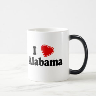 Mug Magic J'aime l'Alabama