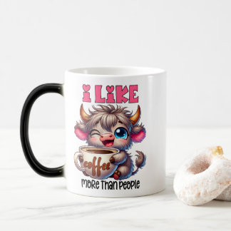 Mug Magic J'aime le café plus que les gens