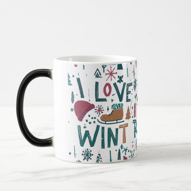 Mug Magic J'aime l'hiver (Gauche)