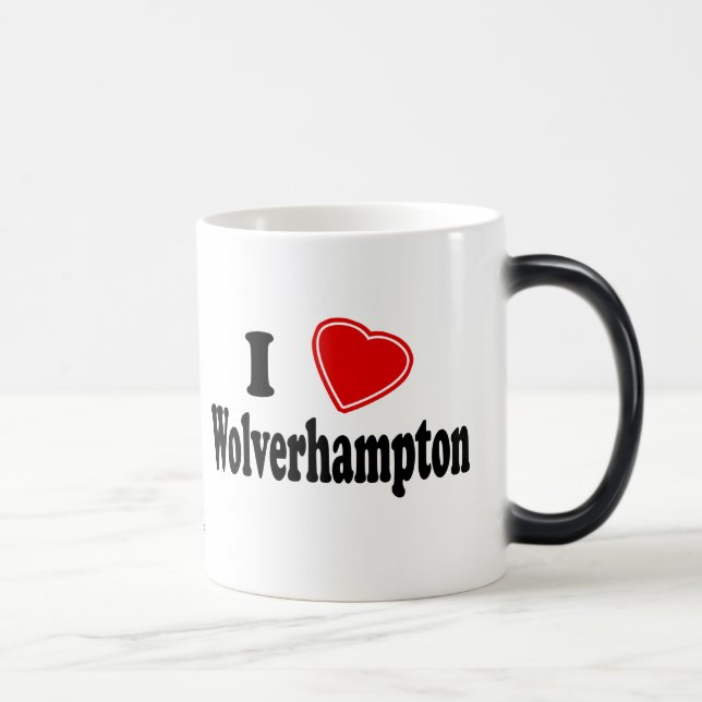 Mug Magic J'aime Wolverhampton (Droite)