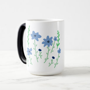 Mug Magic Jardin Botanique de la Fleur Sauvage Bleue Cadeau