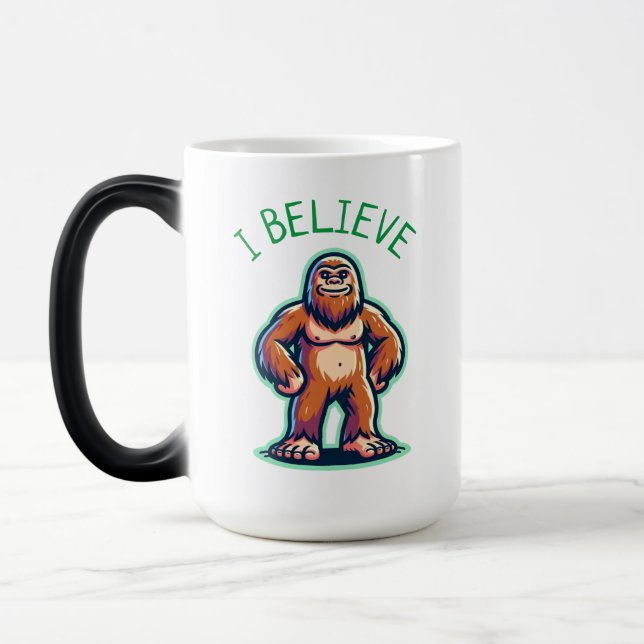 Mug Magic Je crois au Sasquatch Bigfoot (Gauche)