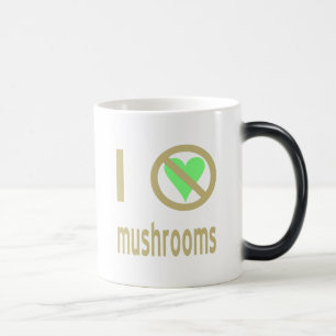 Mug Magic Je déteste les champignons Pas d'amour