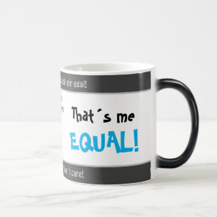 Mug Magic Je m'en fiche - traduction stupide du dicton allem