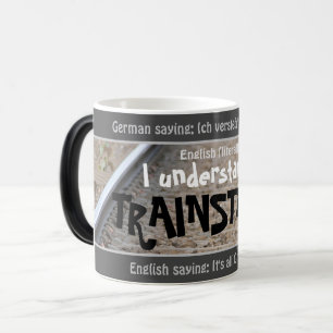 Mug Magic Je ne comprends que la gare - stupide allemand!