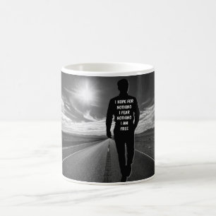 Mug Magic Je n'espère rien de citations motivantes
