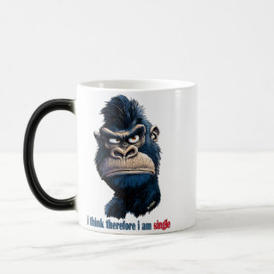 Mug Magic je pense donc que je suis célibataire