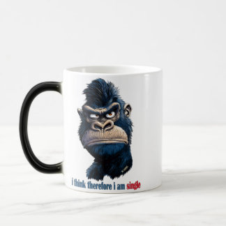 Mug Magic je pense donc que je suis célibataire