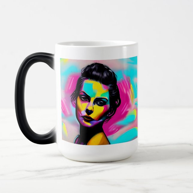 Mug Magic Je suis absolument assez bon | Artsy Lady (Gauche)