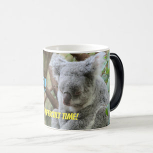 Mug Magic JE SUIS EN VEILLE ! Beau ours koala dormant en tou