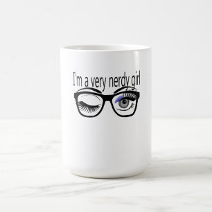 Mug Magic Je suis une fille très nue avec l'ombre de l'oeil 
