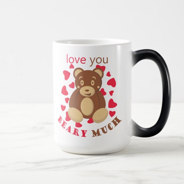 Mug Magic Je t'aime énormément pour la Saint-Valentin (Droite)