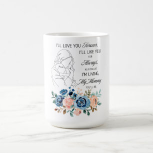 Mug Magic Je t'aimerai pour toujours, Citation de la fête de