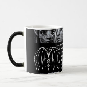 Mug Magic Je te vois" Art de connexion de l'âme - Noir minim