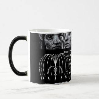 Mug Magic Je te vois" Art de connexion de l'âme - Noir minim