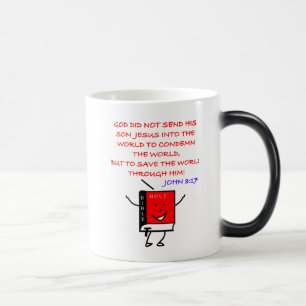 Mug Magic Jean 3:17- Dieu A Envoyé Jésus Pour Ne Pas Condamn