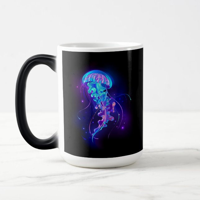 Mug Magic Jellyfish éclatante couleur (Gauche)