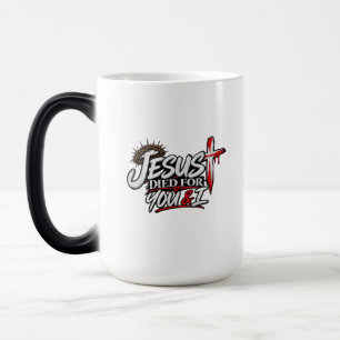 Mug Magic Jésus est mort pour toi et moi