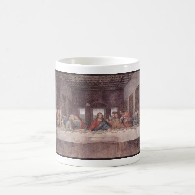 Mug Magic Jésus "Yeshoua" La Dernière Cène, Léonard de Vinci (Centre)