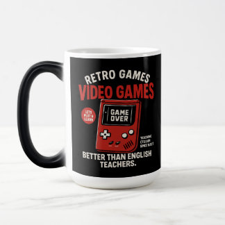 Mug Magic Jeux rétro jeux vidéo enseignant l'anglais depuis