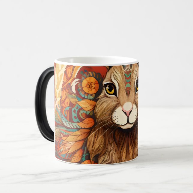 Mug Magic Joli Lapin Solarpunk (Devant gauche)