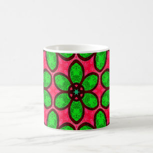 Mug Magic Joli Motif de fleurs Abstraites