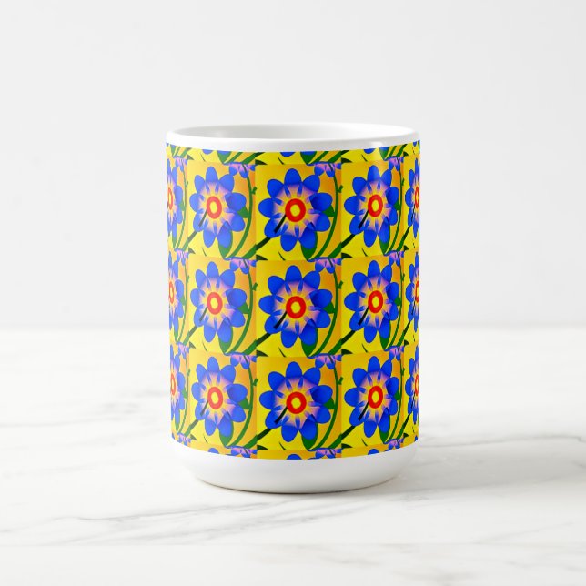 Mug Magic Joli Motif de fleurs Abstraites (Centre)