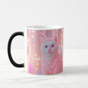 Mug Magic Joli Renne Lumineux Kitty Fantaisie d'Hiver