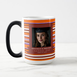Mug Magic Jolie impression à rayures année senior diplômé