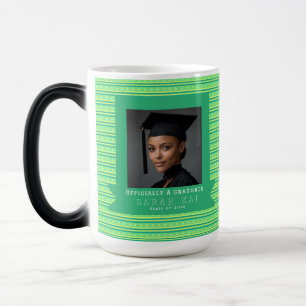 Mug Magic Jolie impression à rayures diplômé de doctorat