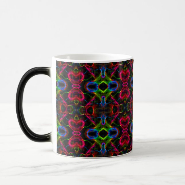 Mug Magic Jolies lignes abstraites colorées  (Gauche)