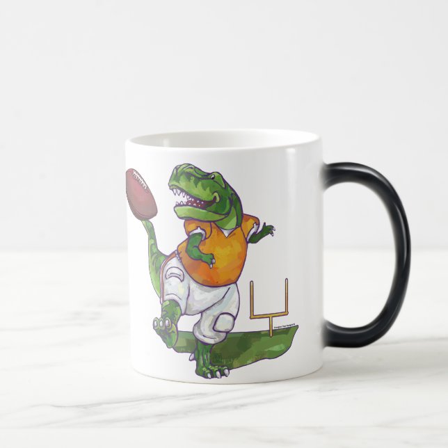 Mug Magic Joueur de football Dino (Droite)