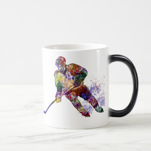 Mug Magic Joueur de hockey graphique