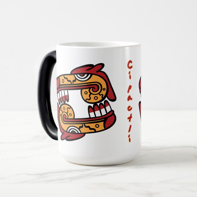 Mug Magic Jour 01 du calendrier aztèque - Cipactli (Devant gauche)